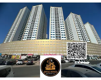 Distress Deal Hot Offer Cheapest Price Empty One Bedroom 1BHK For Sale With Reserved Parking & Furniture At Prime Location of Ajman Pearl Towers