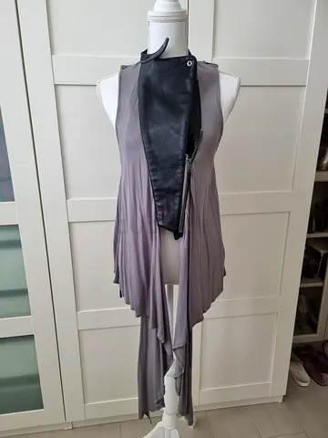Diesel womens cardigan with genuine leather detail - size S