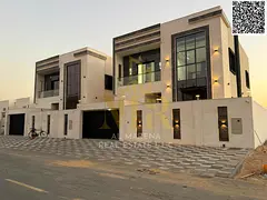 Luxury villa in Al Bahia, modern design, price including registration fees