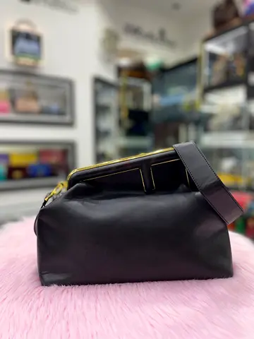 Fendi Black Fendi First Medium Clutch Bag (Authentic/PreOwned)