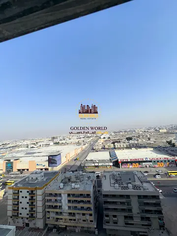 2-bedroom apartment and hall in Al Majaz 2, second tenant, open view, kitchen with open view, new luxury finishing, built-in wall storage, energy-savi