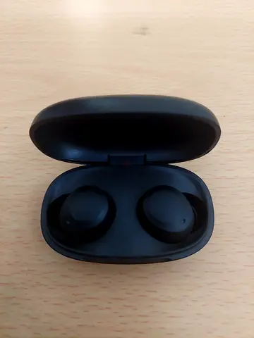onn Bluetooth Wireless Earphones w/Charging Case and Touch Controls, Black