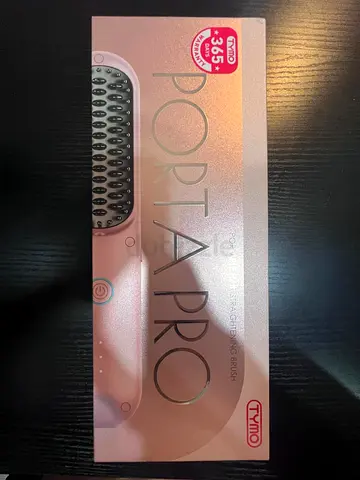 Portable Pro Hair Straightening Brush - Pink (Porta Pro)