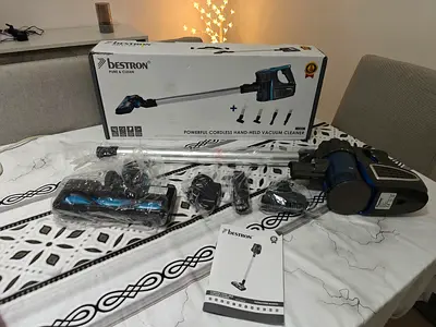 Bestron Cordless Handheld Vacuum Cleaner Powerful Rechargeable Stick Vacuum