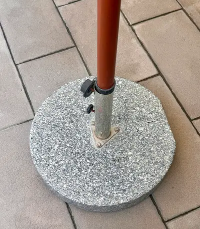 natural stone stand for umbrella