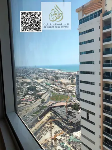 شقه ثلاث غرف وصاله ايجار سنوى ابراج عجمان ون