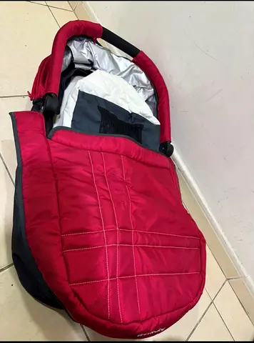 Red Infant Carrycot / Car Seat - Good Condition