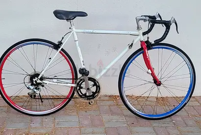Used road bike with drop bars — good working condition