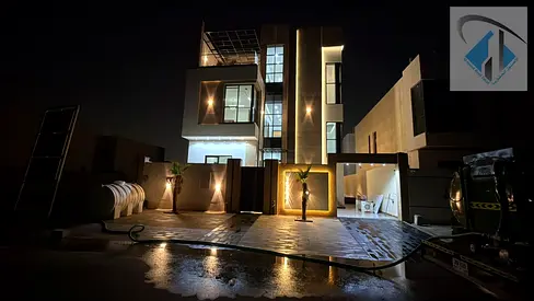 A modern villa with luxurious finishing including everything water electricity a.c registration fees