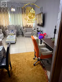 Furnished one bedroom and living room in Ajman, very prime location, all bills included