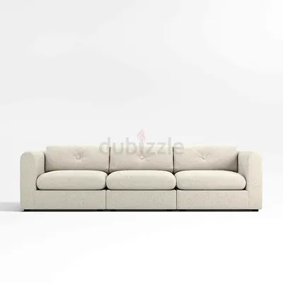 Crate and Barrel three seater sofa