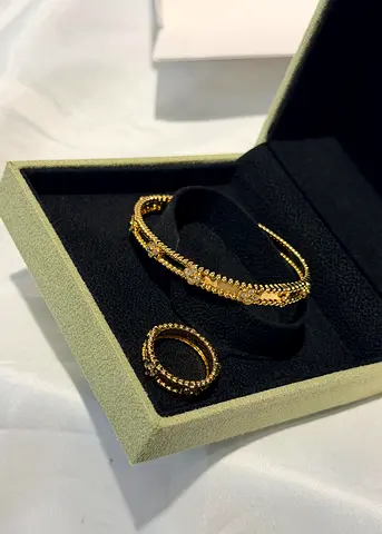 VCA bangle and ring set