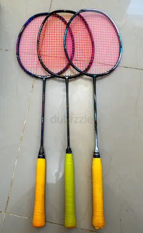 Selling 3 top‑tier professional badminton rackets