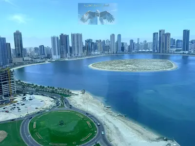 اطلالة بحرية|باركينج|جم ومسبح |خزائن بالحائط