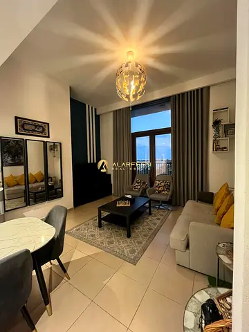 Furnished 2BR Apartment | Jenna Main Square 1 | Balcony & Community Views