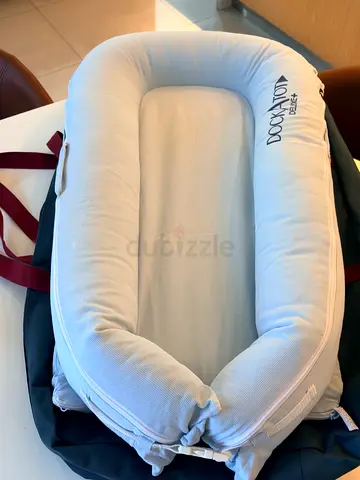 DockATot Deluxe-Style Baby Lounger (Light Blue) - Good Condition with carry bag