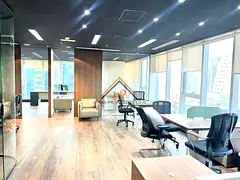 LUXURY FURNISHED | CORNER OFFICE | BURJ KHALIFA VIEW