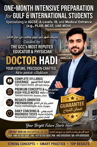 Professional MBBS Tutor for International Curriculum (Online)