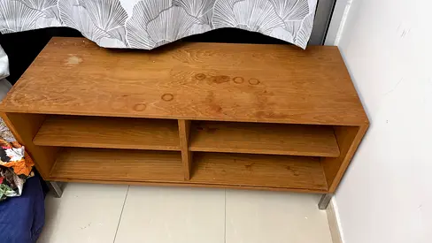 Table with shelves