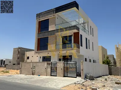 فيلا بسعر شامل رسوم التسجيل والتمليك والمكيفات على الشارع الرئيسي جاهزة للسكن في أرقي مناطق عجمان تملك حر لجميع الجنسيات..