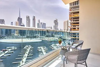 Elegant 3BR + Maid's with Canal & Partial Burj Views | Ideal for Mid-Term, Monthly & weekley Stays| All Bills Inclusive