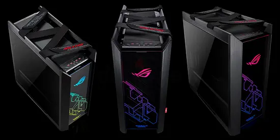 Asus ROG Strix Helios RGB Aura Sync Tempered Glass Gaming Case (No FANS) with BOX