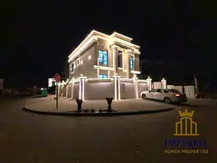 🏡 Luxury Villa for Sale | 5 Master Bedrooms | Majlis + 2 Living Halls + Roof | Including Registra