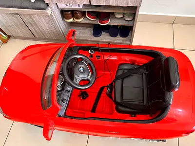 Red Electric Ride-On Car for Kids (Single Seat) - Works, Good Condition