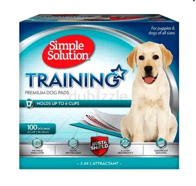 Simple Solution Premium Dog and Puppy Training Pads (Pack of 100) - Brand New