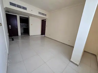 One-bedroom apartment in Al Taawun with master room, separate kitchen and 2 bathrooms, annual rent AED 32,000.