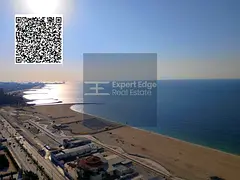 Furnished 1 Bedroom Hall with Full Sea View for Yearly Rent – Ajman Corniche Tower