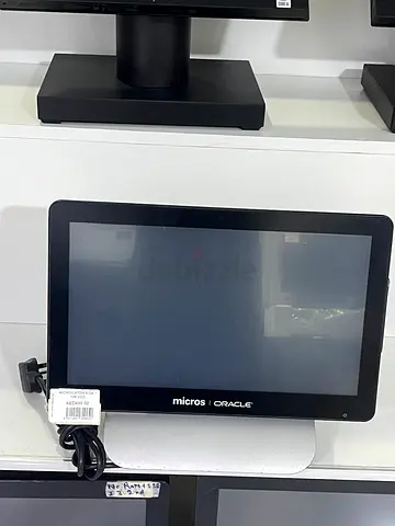 Used Micros Oracle POS Touchscreen Terminal with Stand