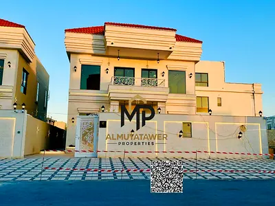 Affordable luxury villa in the most prestigious area of ​​Ajman, freehold ownership for all nationalities.