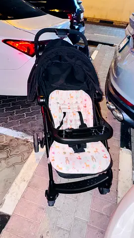 Foldable baby stroller with carseat