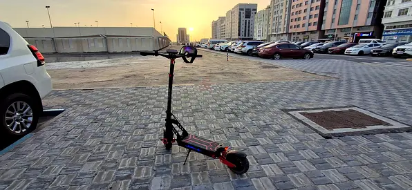 Modded grline scooter