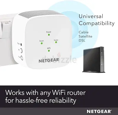 NETGEAR AC1200 802.11ac Dual Band WiFi Range Extender EX6110-100UKS BOOST YOUR EXISTING WIFI Boost