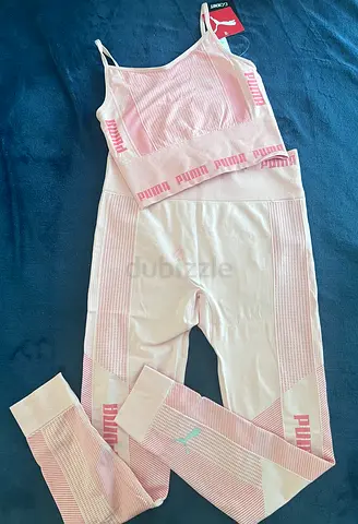 Puma Womens Pink Seamless Active Set - New with Tags
