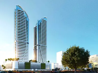 شقة بغرفة نوم واحدة | برج ريد سكوير 1 JVT | إطلالات على المدينة والمسبح | الوصول إلى المسبح والنادي الرياضي