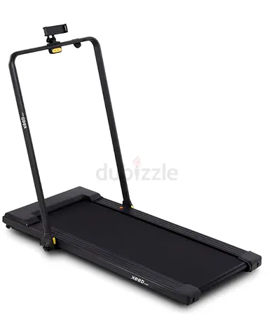 Xeed Fitness Compact Foldable Treadmill with Phone Holder - Light Home Runner