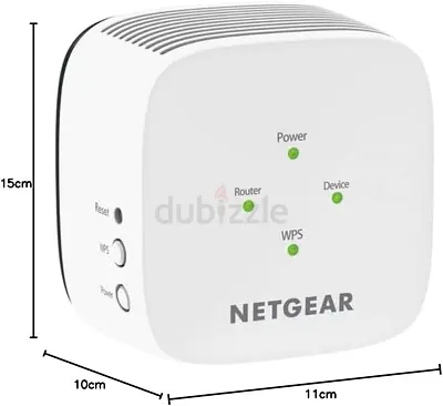 NETGEAR AC1200 802.11ac Dual Band WiFi Range Extender EX6110-100UKS BOOST YOUR EXISTING WIFI Boost