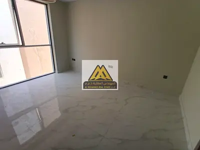 Apartment in Al Hamidiya 1, first tenant, balcony with great view, 2 bathrooms, master bedroom, central AC. AED 37,000 in 4 installments, maintenance