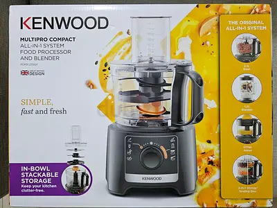 Kenwood Multipro Compact All-in-1 Food Processor  Blender (New)
