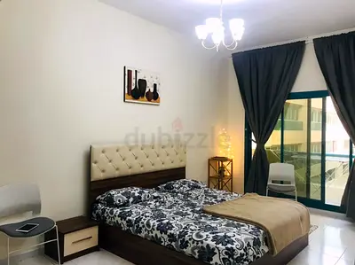 Luxury master bedroom dafza metro qusais