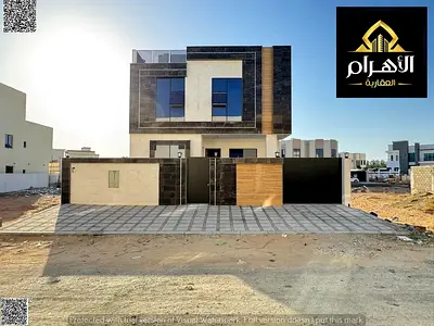 Best villa offer in Ajman with a roof terrace, transfer fees included, a majlis, two living rooms,