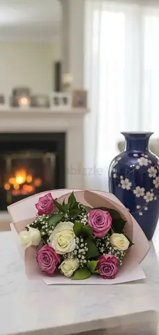 Lavender Harmony Rose Bouquet