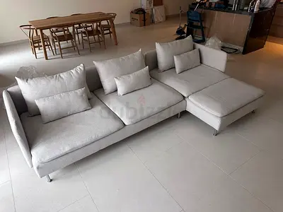 Ikea Sodhremn L Shape Sofa Beige