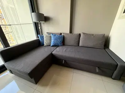 IKEA Corner sofa-bed with storage