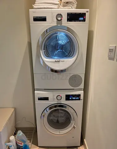 Free Delivery- BOSCH Series 8 9KG Washer 9KG 💯 Dryer Separate Set 60x60 cm