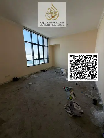 غرفتين وصالة بالحميدية 2 مقابل محكمة عجمان، 3 حمامات وبلكونة، مع جيم ومسبح وباركن، قريب من نستو والجامعة، الإيجار 50 ألف. مساحه كبيره جدا تشطـيـب راقي