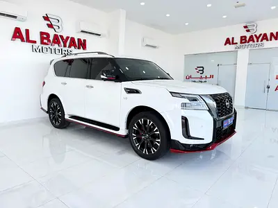 نيسان باترول نسمو ابيض / احمر 2022 المسعود